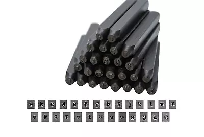 27 Pc Penguin Font 3mm LOWERCASE Letter Metalwork Stamp Stamps Punches J1380 • £11.97