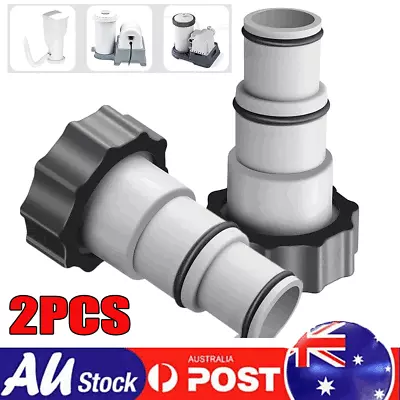 Hose Adapter Kit For Intex Fit ARU Threaded Connection Pumps Swimming Pool Parts • $14.89
