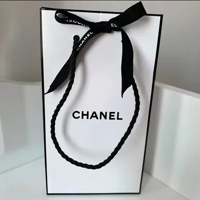 Genuine Chanel Shopping Gift Paper Bag With Chanel Silk Ribbon  • £6.99