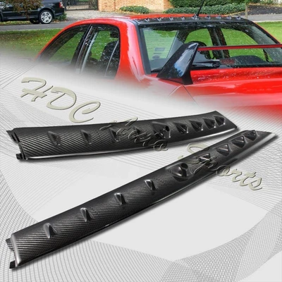 $129.99 • Buy For 2002-2007 Mitsubishi Lancer EVO Real Carbon Fiber Shark Rear Roof Spoiler