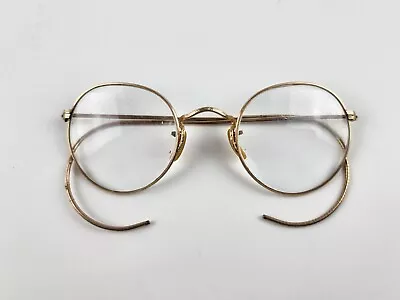 Vintage Bausch & Lomb Eye Glasses Frames B&L 1/10 12K GF Ful-Vue Arco Etched • $69.99