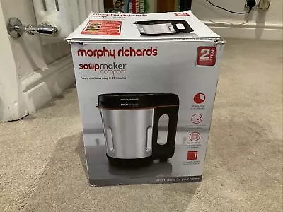 £30 • Buy Morphy Richards 501021 Compact Soup Maker Blender Stainless Steel 1L