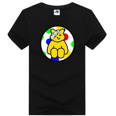 £10.98 • Buy Pudsey Bear Children In Need Printed T-Shirt Casual Tees Round Neck Short Sleeve