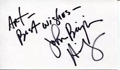 John Benjamin Hickey Broadway Tony Transformers Mapplethorpe Signed Autograph • $15.99