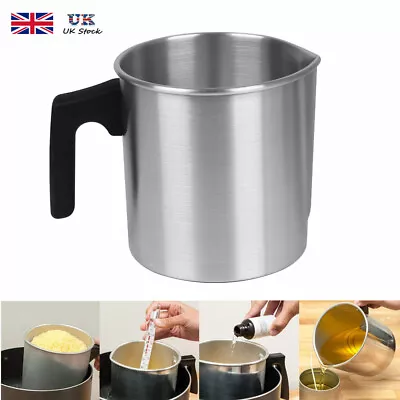 Wax Melting Pot Pouring Pitcher Jug Thicken Aluminium Boiler For Candle Making • £12.99