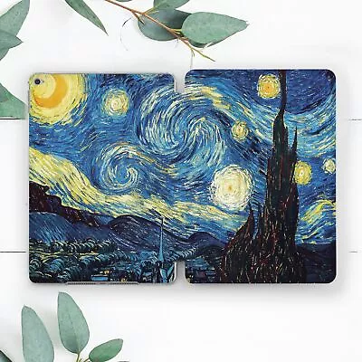 Starry Night Van Gogh Art Case For IPad 10.2 Pro 12.9 11 9.7 Air 3 4 5 Mini • $25.49