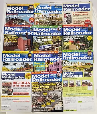 Model Railroader Magazine 2014 Complete Full Year 12 Issues January - December • $24.97