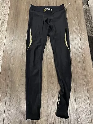 Mens Jock Skins Spandex Tights Compression Pants Black Medium • $35