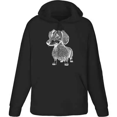 'Dachshund' Adult Hoodie / Hooded Sweater (HO044152) • $31.10