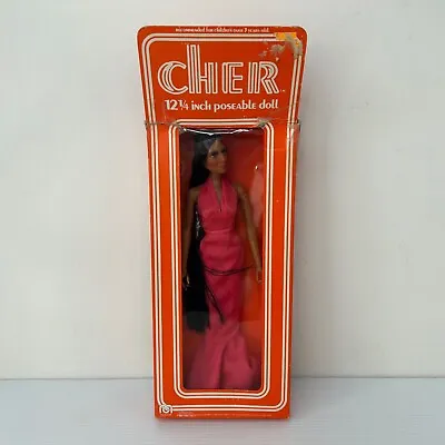 Vintage 1976 Mego Cher Fashion Doll In Original Box Sonny Action Figure • $468.50