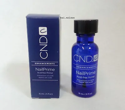 £18.98 • Buy 1/2oz CREATIVE CND Acid-Free NAIL PRIMER Effective Bond ACRYLIC Gel Nails / Tips