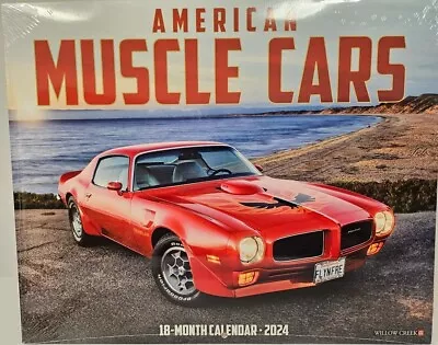 American Muscle Cars 2024 13  X 10.5  Wall Calendar (free Shipping) • $11.99