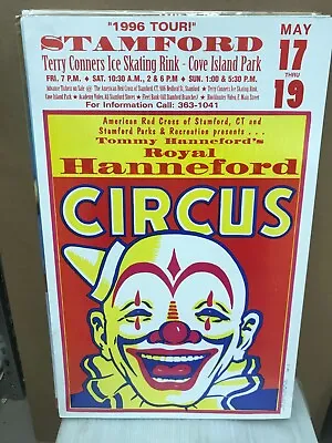 Vintage Royal Hanneford Circus Poster  14 X22  Stamford/american Red Cross • $8.77