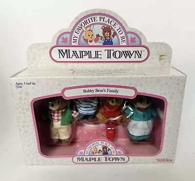 Maple Town Bobby Bear's Family Tonka In Box Great Condition! Rare! • $60