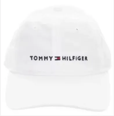 Tommy Hilfiger Men's Core Hilfiger Cap Bright White ORP $59 • $20