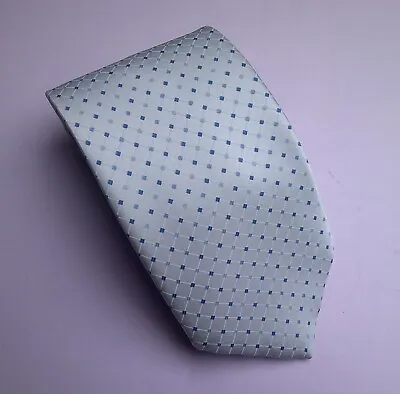 M & S Grey/blue Silk Wedding'  Tie. • £5.45