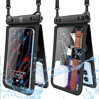Double Detachable Waterproof Phone Pouch Dry Bag Case Cover For IPhone/Samsung • $11.89