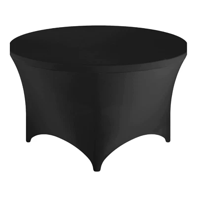 $14.39 • Buy Round Spandex Tablecloth 60  - Stretch Fitted Table Cover For 60  Round Tables