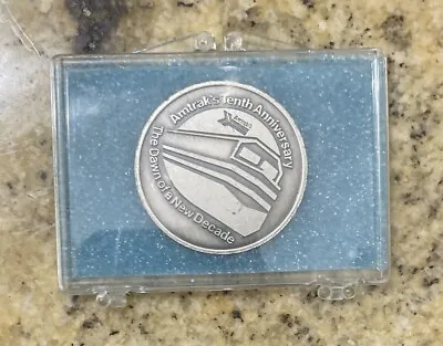 Vtg Amtrak Railroad 10th Anniversary Coin 2” HTF! • £14.46