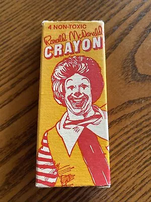 Vintage 1977 McDonald’s Crayons Complete Unused • $9