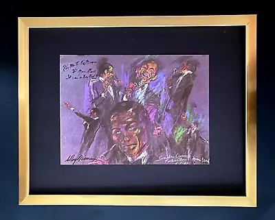 LeRoy Neiman  Frank Sinatra  Signed Pop Art Mounted And Framed • $149