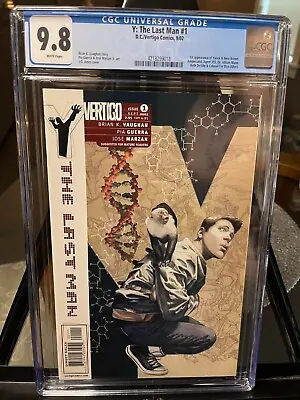 Y: The Last Man #1 CGC 9.8 White Pages 1st App Of Yorick • $291.31