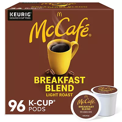 McCafe Breakfast Blend Coffee Keurig Single Serve K-Cup Pods 96 Count • $47.99