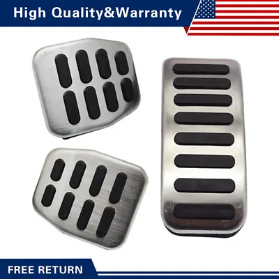 Car Clutch Gas Brake Foot Pedal Cover Fit VW Bora Golf MK3 MK4 Vento Lupo Polo • $10.98