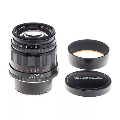 Voigtlander M39 75mm F2.5 Heliar Manual Focus Rangefinder LTM Lens Read • $159.92