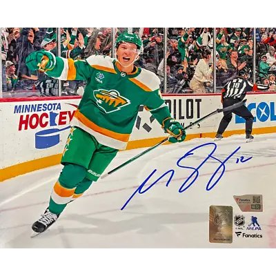 Matt Boldy Autographed Minnesota Wild 8x10 Photo Signed Auto Fanatics COA • $74.99