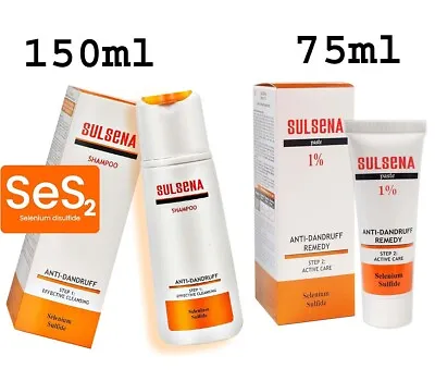 Sulsena Selenium Sulfide Anti-Dandruff Shampoo Paste Cream 75ml 150ml Сульсена • £7.99