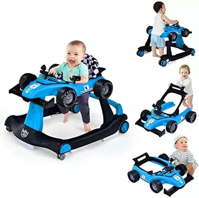 4-in-1 Baby Walker Foldable Activity Walker W/Adjustable Height & Speed Music • $69.99