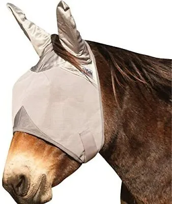 Cashel Crusader Mule Fly Mask With Ears Grey Mule Horse • $35.95