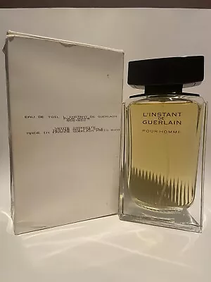 L'INSTANT DE GUERLAIN POUR HOMME 4.2 FL. OZ / 125 ML Eau De Toilette Spray RARE • $299.95