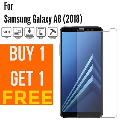 100% Genuine Tempered Glass Screen Protector For Samsung Galaxy A8 2018 • £2.75