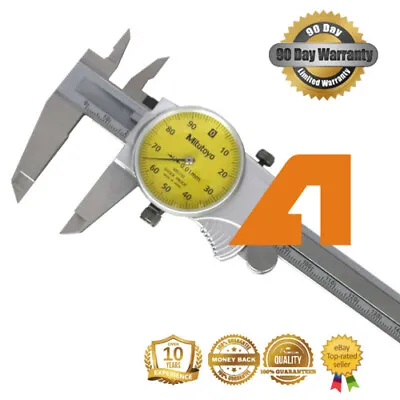 Dial Mitutoyo Vernier Caliper 505-733 Caliper 0-200mm ±0.01mm • $182.88