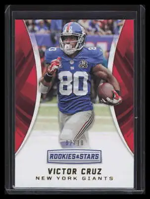 2016 Rookies And Stars Gold 35 Victor Cruz 2/10 • $20