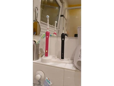 $30 • Buy Oral B Charger Electric Toothbrush Mount Head Holder Bathroom Organiser Dental