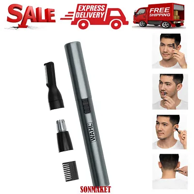 Wahl Nose Ear Trimmer Neck Hair Eyebrow Groomer Clippers Micro Personal Shaver • $16.99