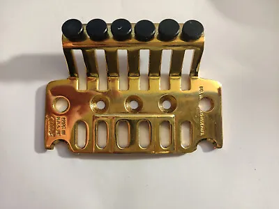 $179 • Buy Gold Kahler Steeler Tremolo 2760 Ambidextrous Base Plate With Fine Tuners