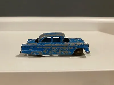 VINTAGE 1950s TOOTSIETOY BLUE FORD CUSTOMLINE TWO DOOR SEDAN 1/64 OR 3” USA • $5.99