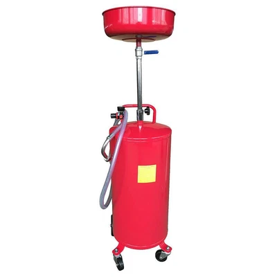 $168.40 • Buy 20 Gallon Waste Oil Drain Air Operated Fuel Transfer Tank Oil Change Wired Hose
