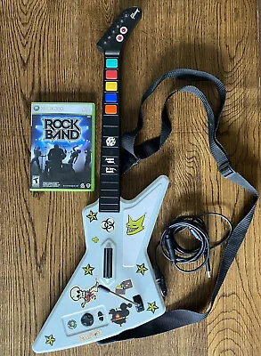 $105 • Buy Rock Band - Wired Gibson Guitar Hero Bundle (Xbox 360) - Tested
