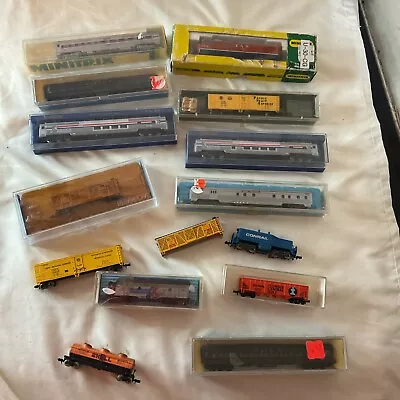 15 VTG N Scale Train Car Locomotive Engine Lot Model Railroad Minitrix Bachmann • $14.95