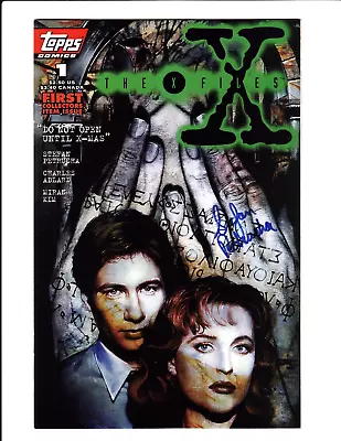 X-Files #1 Signed By Stephan Petrucha With COA 1995 Topps Comics NM- • $14.99