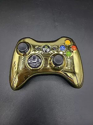 Xbox 360 Special Edition Star Wars C3PO Gold Chrome Wireless Controller - Tested • $29.99