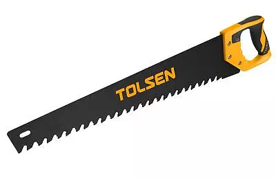 Tolsen Masonry Hand Saw 550-710mm TPR Handle Carbide Tipped Teeth DIY Trim Tool • £32.95