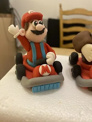 Mario Cart Edible Fondant Cake Topper  • £12.99