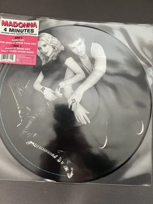 £0.99 • Buy Madonna 4 Minutes Justin Timberlake Timbaland UK 12” Vinyl Picture Disc