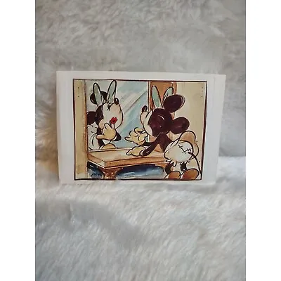 Walt Disney Sketch Of Minnie Mouse From Mickey's Surprise Party 1939 Scene 12 • $18.95